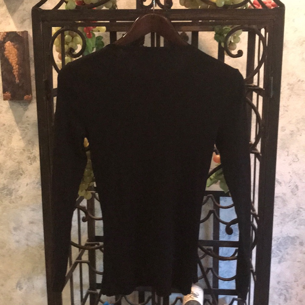 RALPH LAUREN DRESS TOP. Size Small. Black - Picture 5 of 5